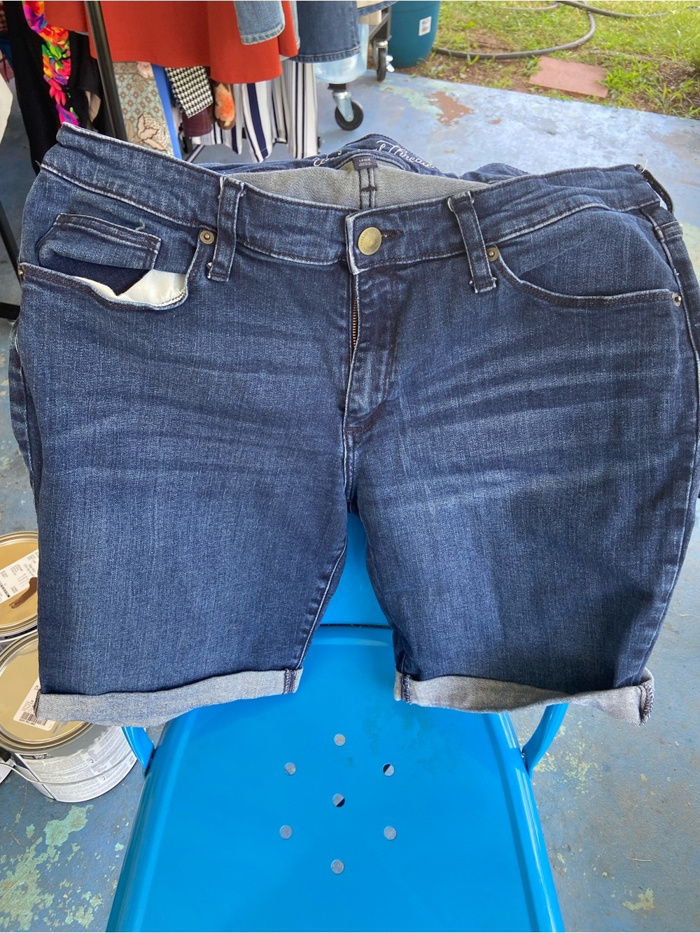Universal Thread Dark Indigo Denim Shorts